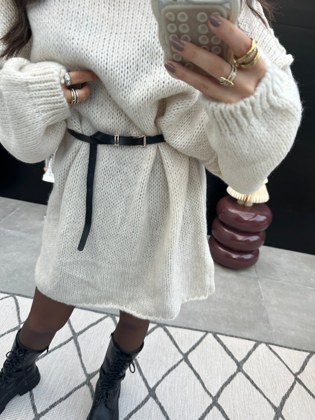 Dünner Taillengürtel Schwarz Gürel Lisas Boutique 