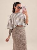 Striped Shirt – Beige