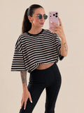 Striped Shirt – Black