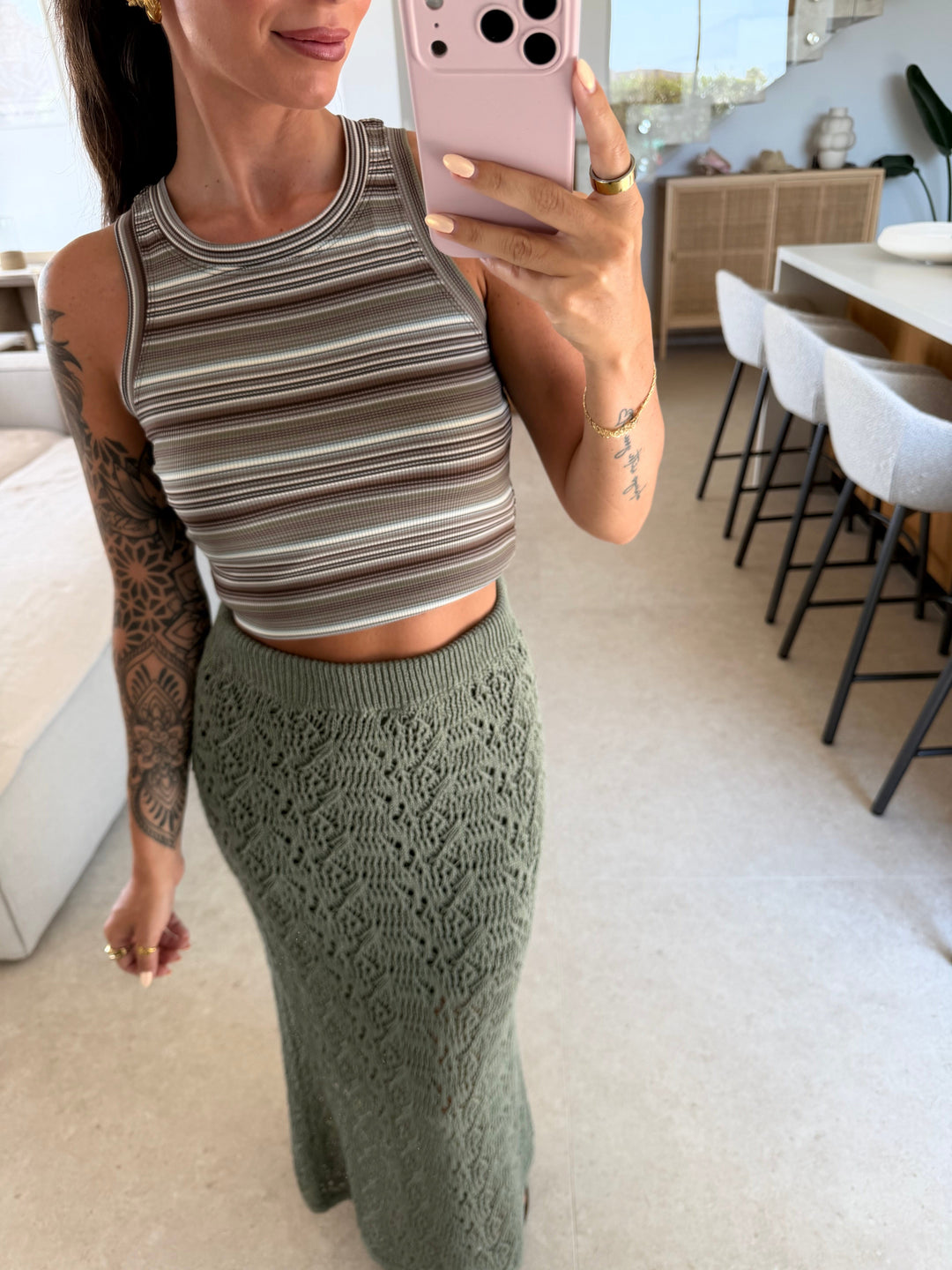 Gestreiftes Top – Colour Mix Top Lisas Boutique 