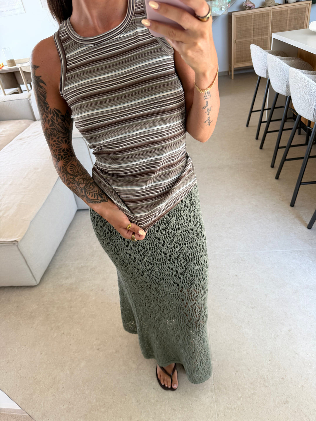 Gestreiftes Top – Colour Mix Top Lisas Boutique 