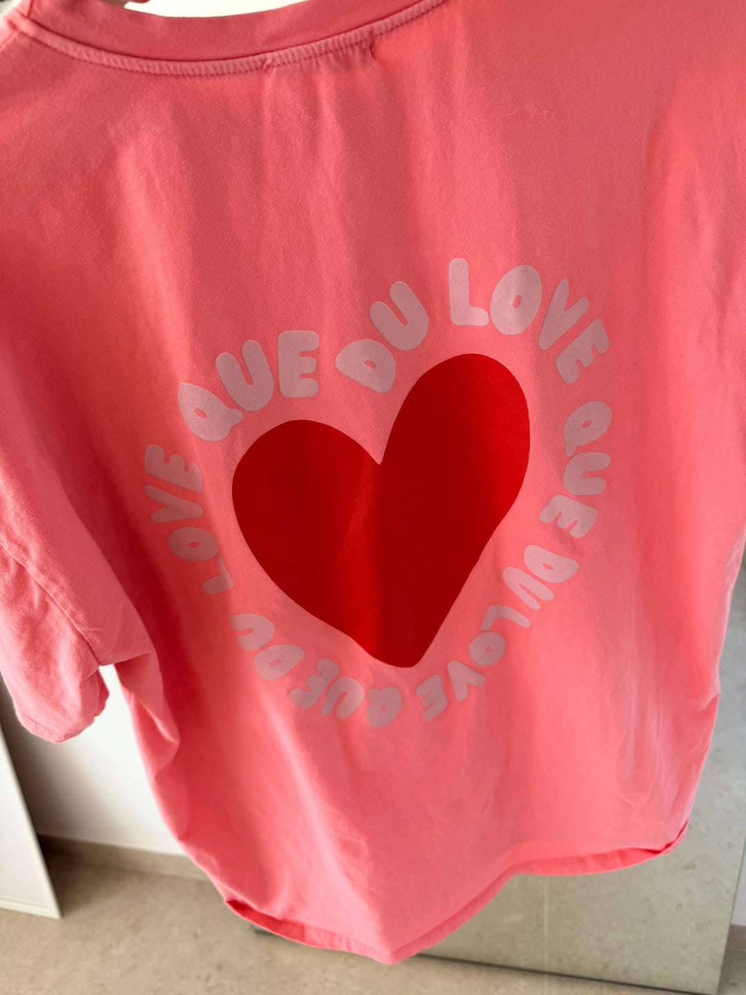 Herz T-Shirt - Koralle T-Shirt Lisas Boutique 