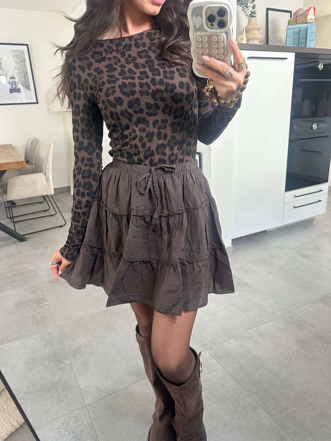 Hosenrock – Braun Pullover Lisas Boutique 