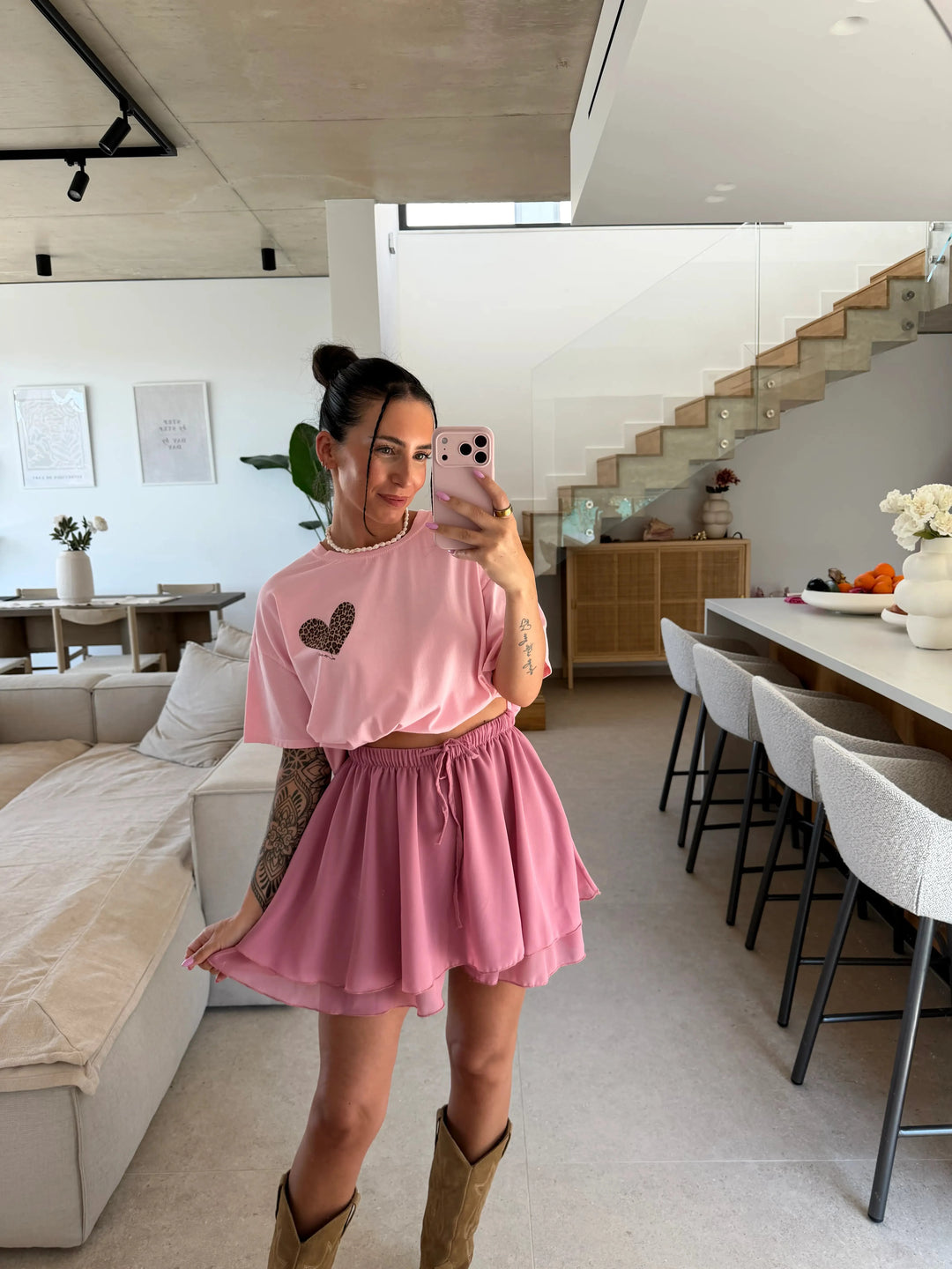 Hosenrock - dunkel Rosa Hosenerock Lisas Boutique 