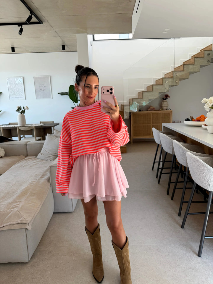 Roze skort | Lisa’s Boutique