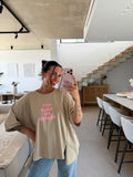 Hot Girls Do Pilates T-Shirt - Beige