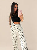 Pantaloni tuta a pois – Bianchi
