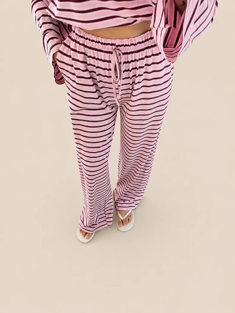 Jogginghose Rosa mit Streifen | Lisa’s Boutique