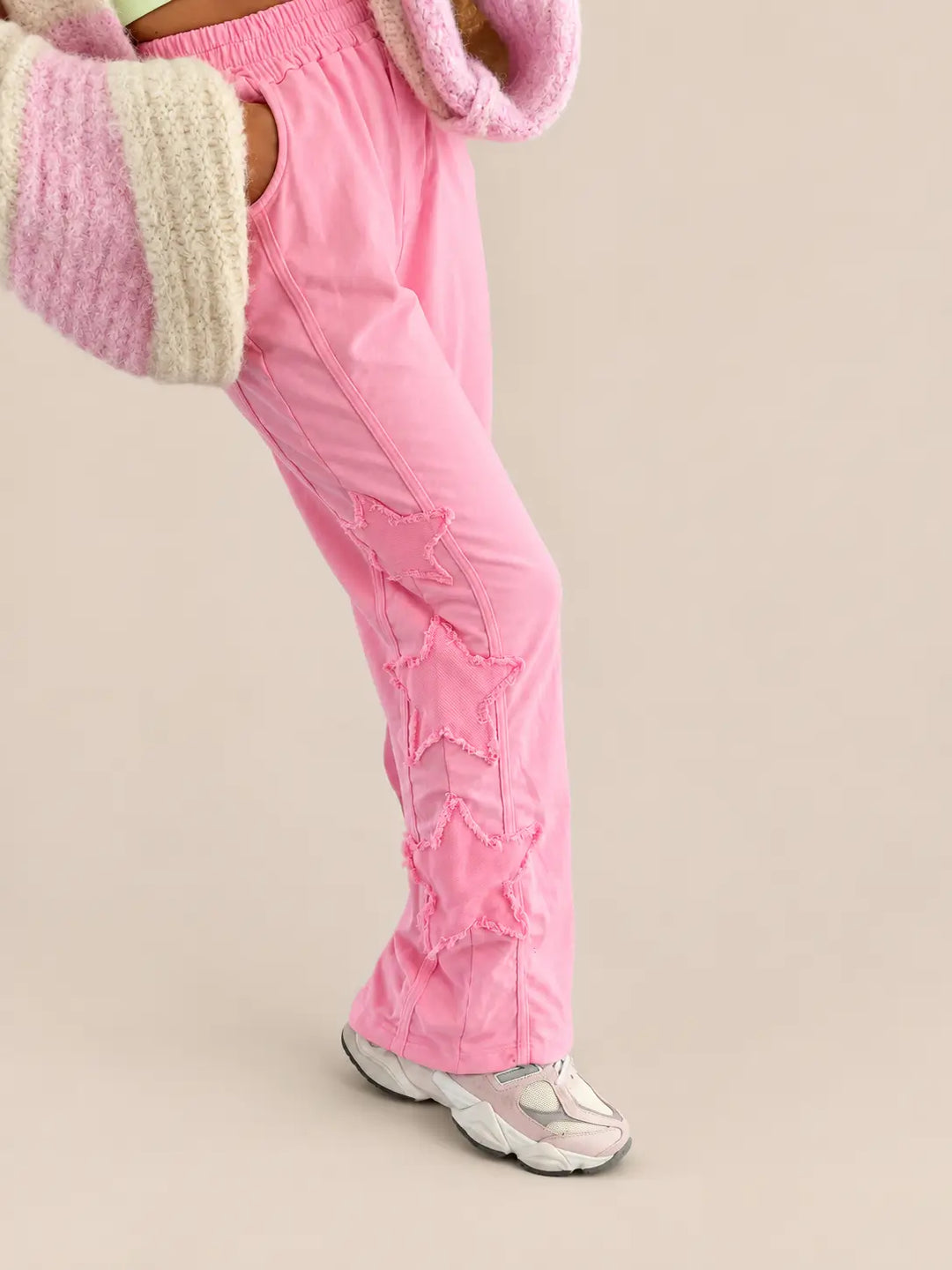 Jogginghose Damen in Pink mit elastischem Bund | Lisa’s Boutique