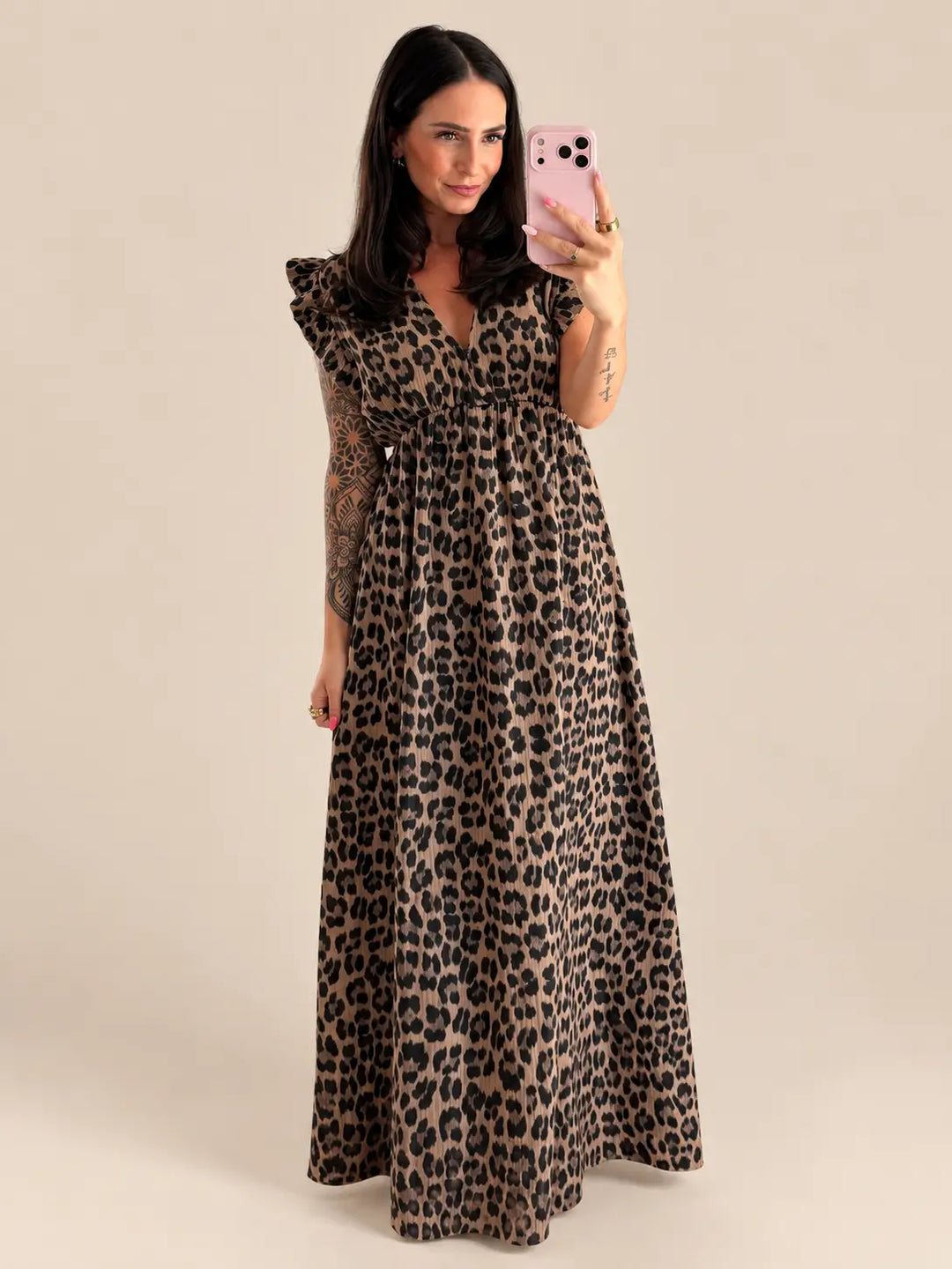 Leo Kleid Braun | Lisa’s Boutique