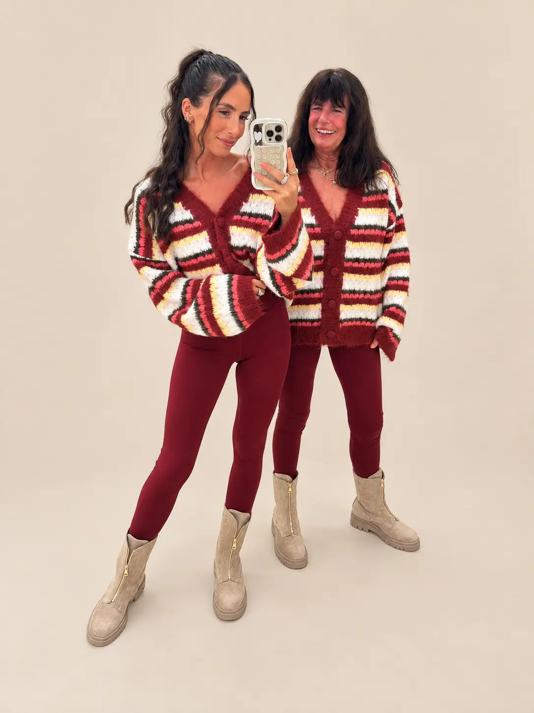 Leggings Damen in Bordeaux | Lisa’s Boutique