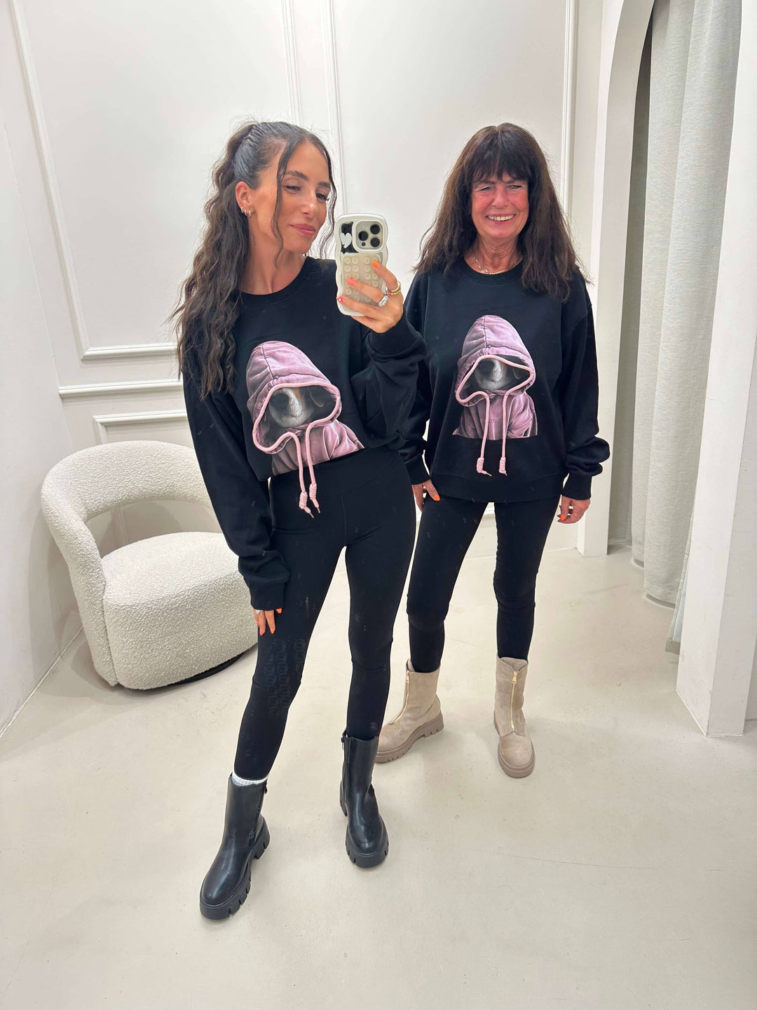 Leggings Schwarz Rock Lisas Boutique 