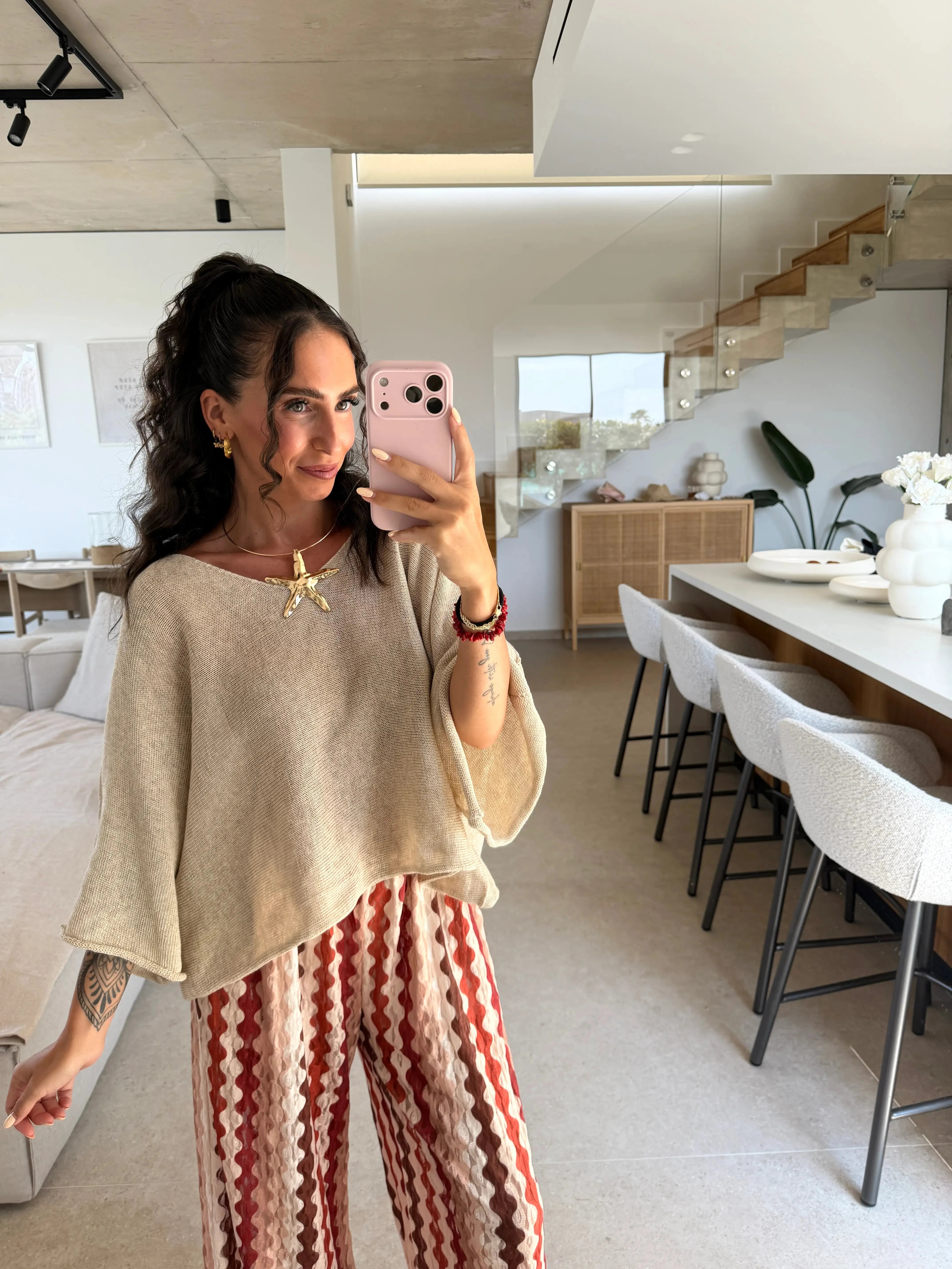 Leichter Pullover, Beige | Lisa’s Boutique