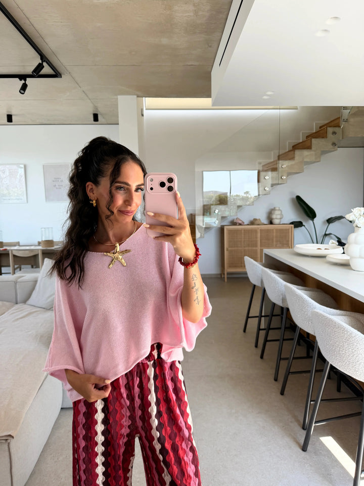 Leichter Pullover – Rosa Pullover Lisas Boutique 