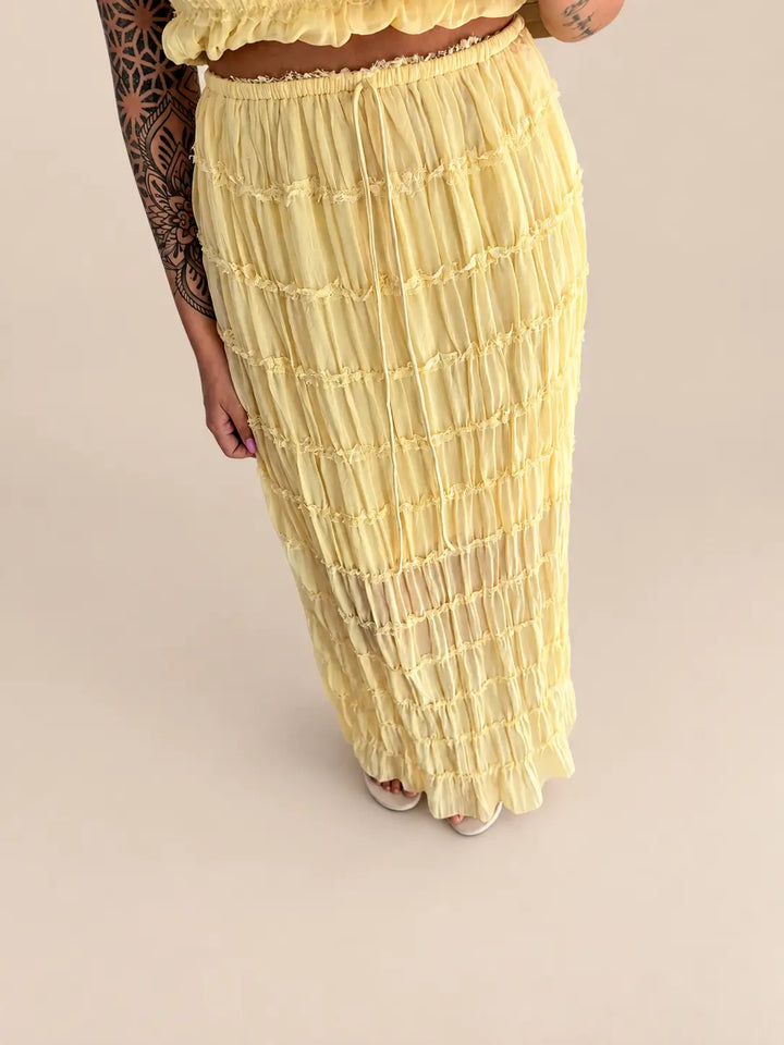 Yellow skirt | Lisa’s Boutique
