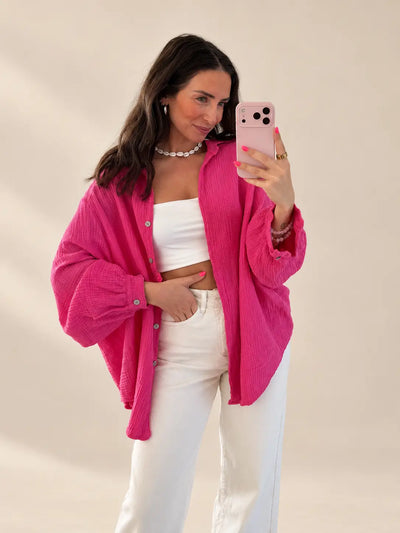 Mousseline Blouse – Pink