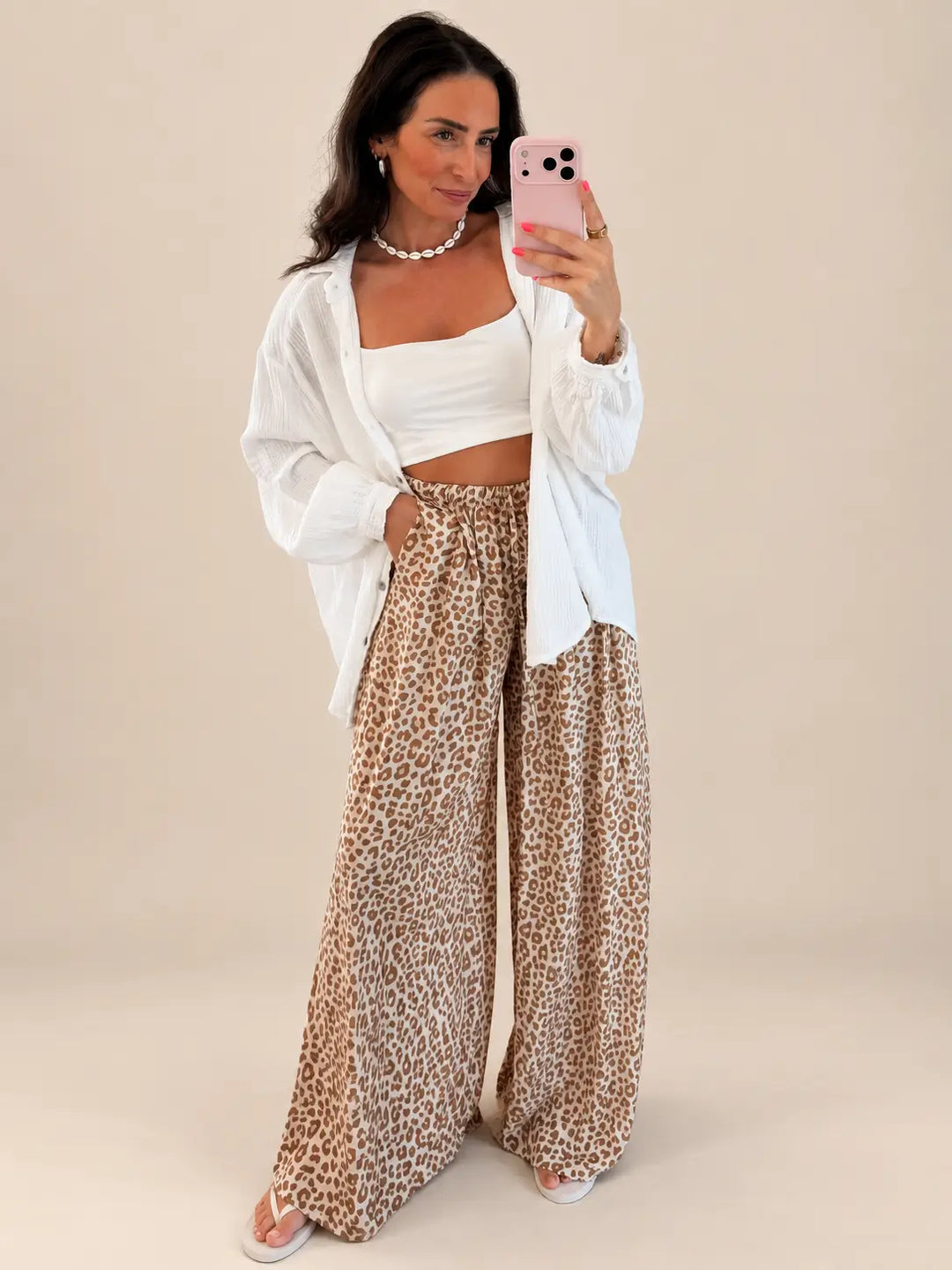 White muslin blouse for women | Lisa’s Boutique