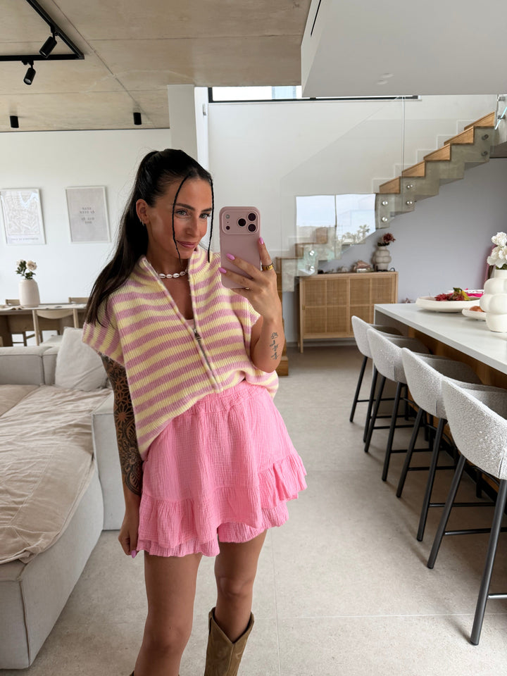 Musselin Hosenrock – Rosa Rock Lisas Boutique 