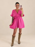 Muslin Dress – Pink