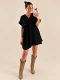 Muslin Dress – Black