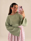 Muslin Long-Sleeve Top – Khaki