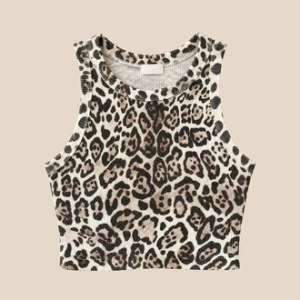 Ärmelloses Top mit Leopardenmuster – Tops & Bodys bei Lisa’s Boutique