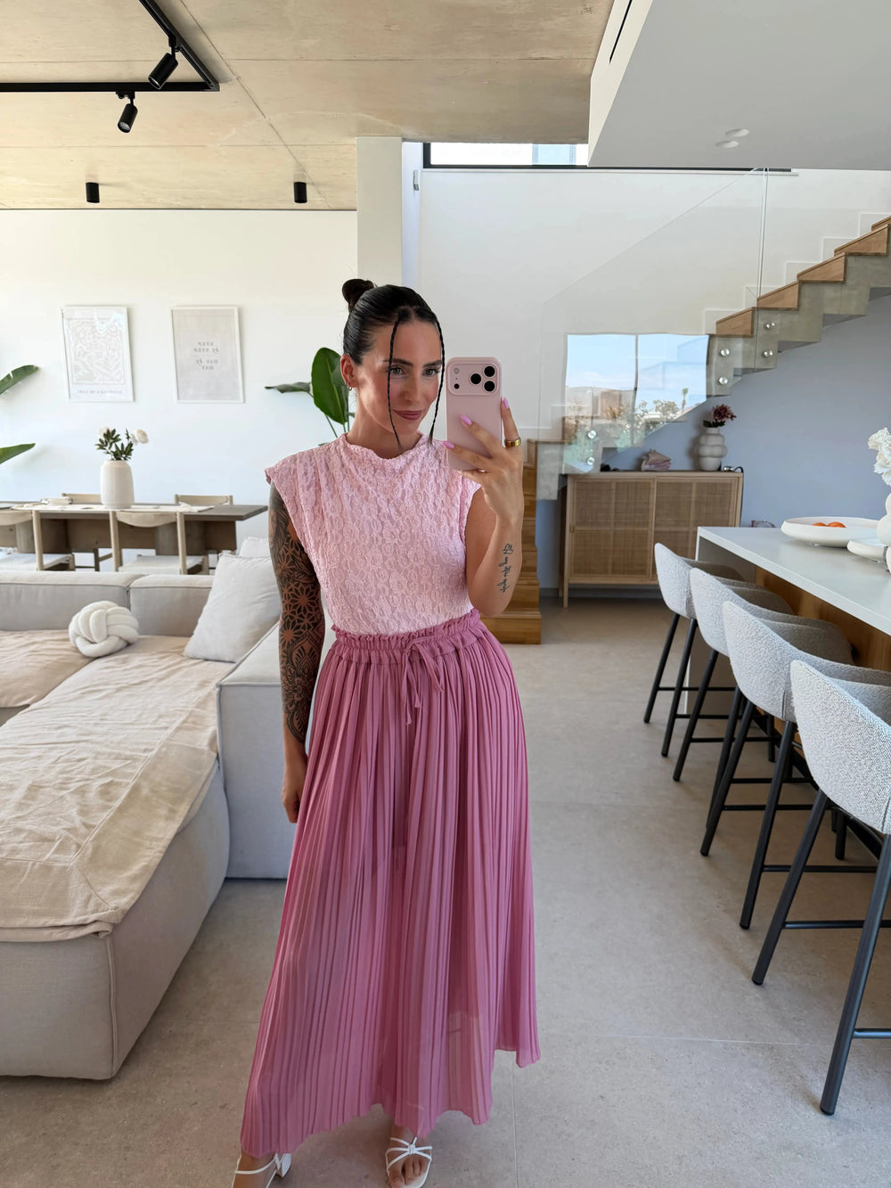 Plissee Hose – Beere Hose Lisas Boutique 