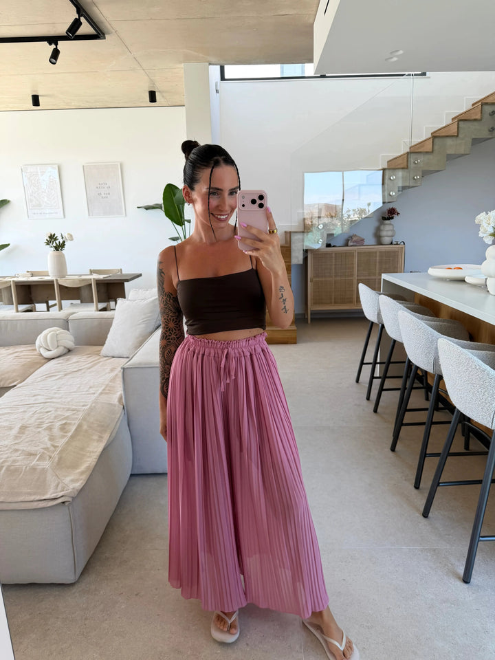 Plissee Hose – Beere Hose Lisas Boutique 