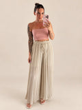 Pleated Trousers – Beige