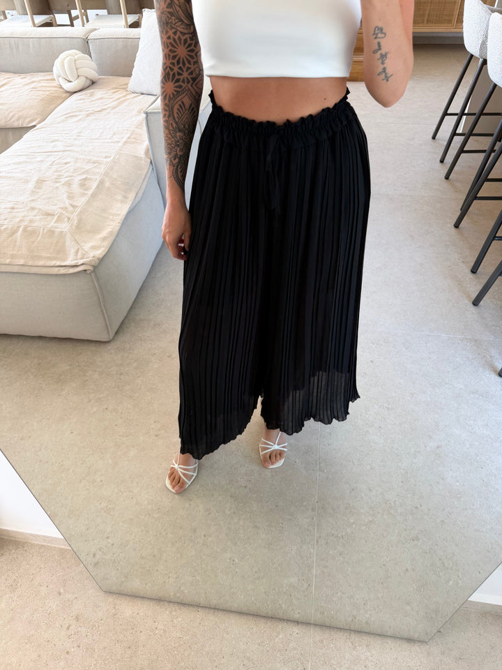 Plissee Hose – Schwarz Hose Lisas Boutique 