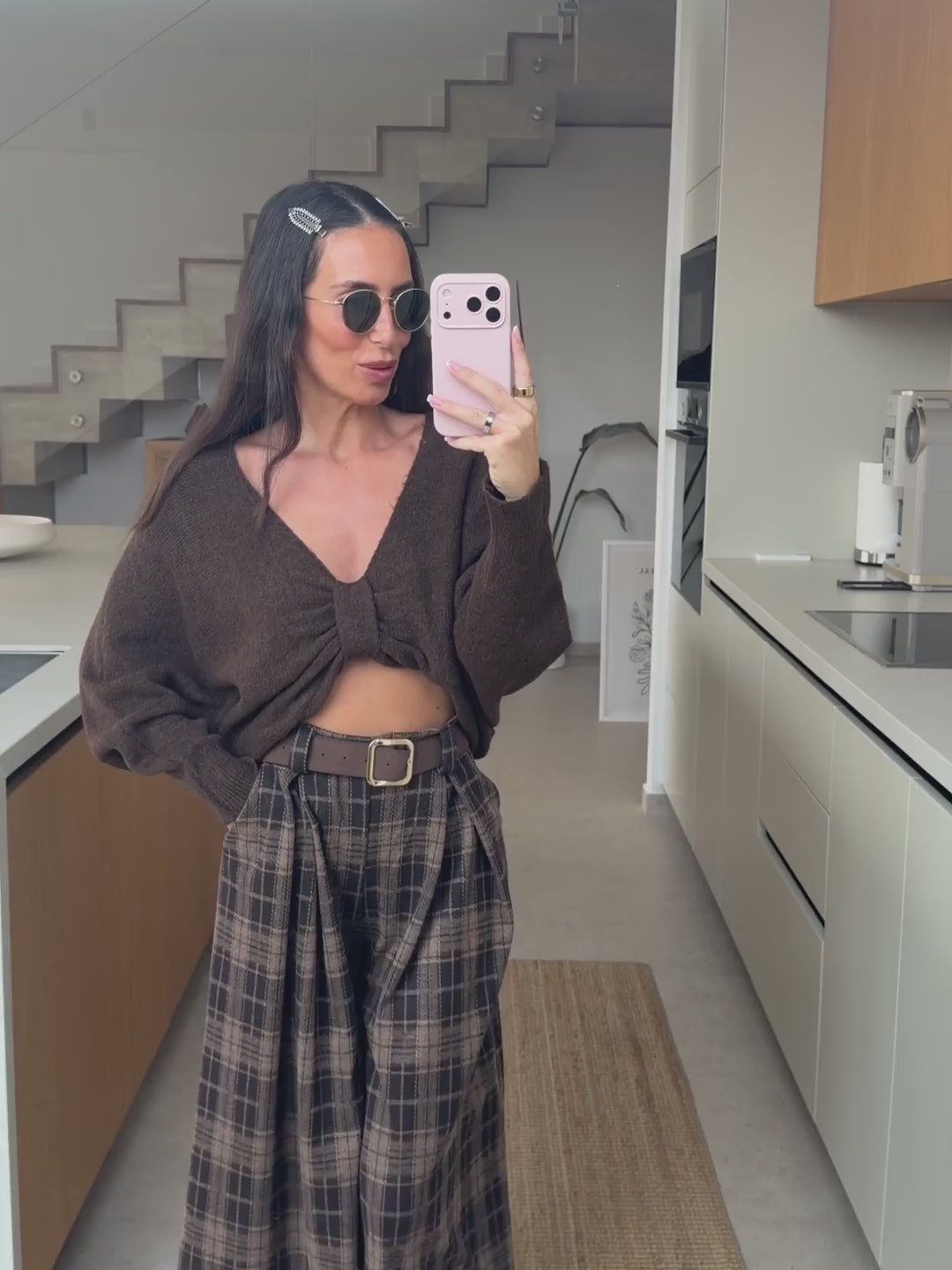 Bow Sweater – Brown