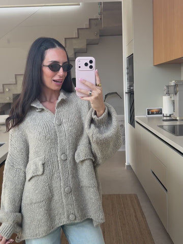 Cozy Cardigan – Beige
