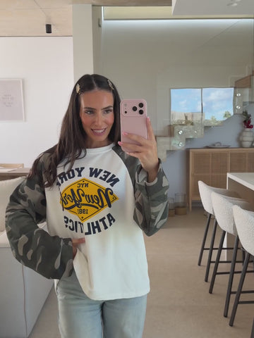 Long Sleeve Shirt New York – Camouflage