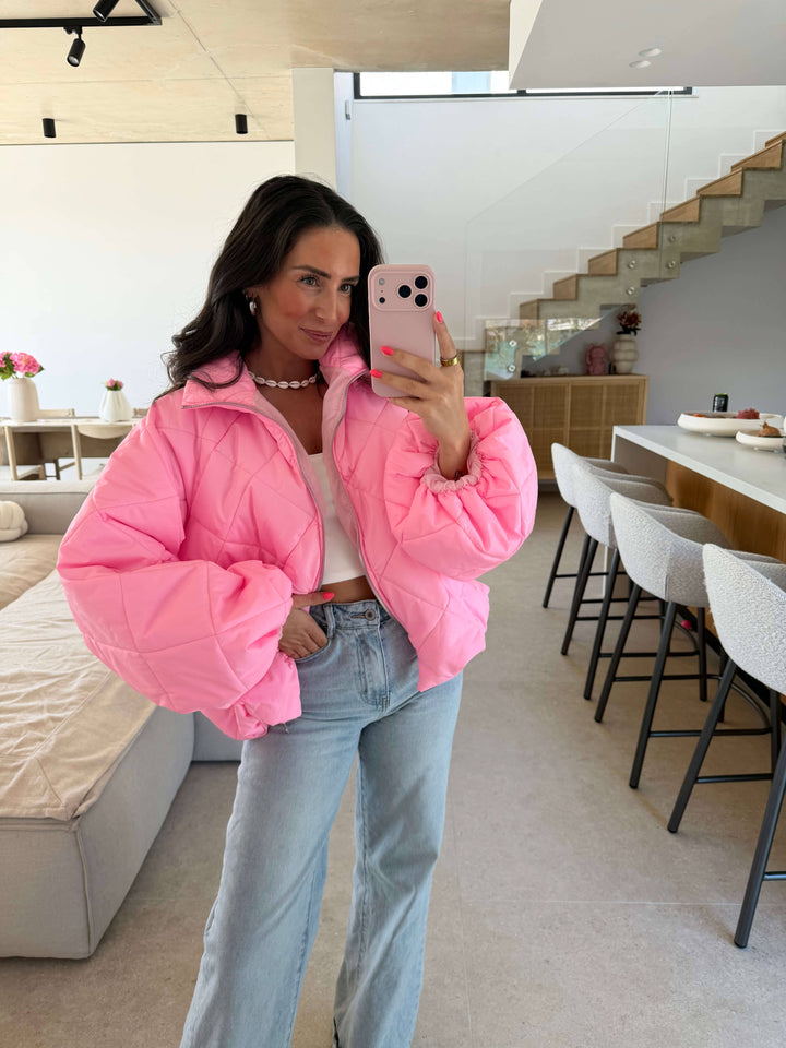 Pufferjacke – Pink Jacke Lisas Boutique 