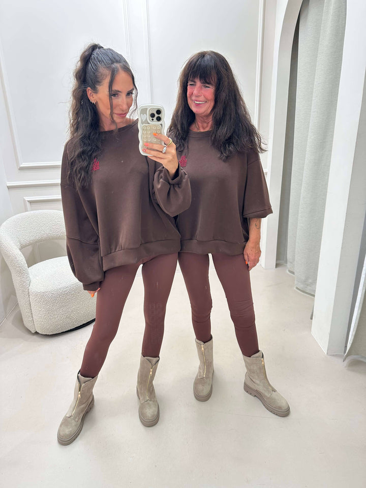 Pullover Braun „No More Oops“ Weste Lisas Boutique 