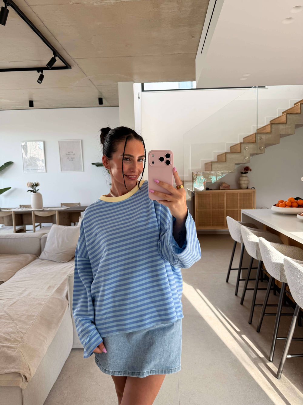 Pullover gestreift - Blau Pullover Lisas Boutique 