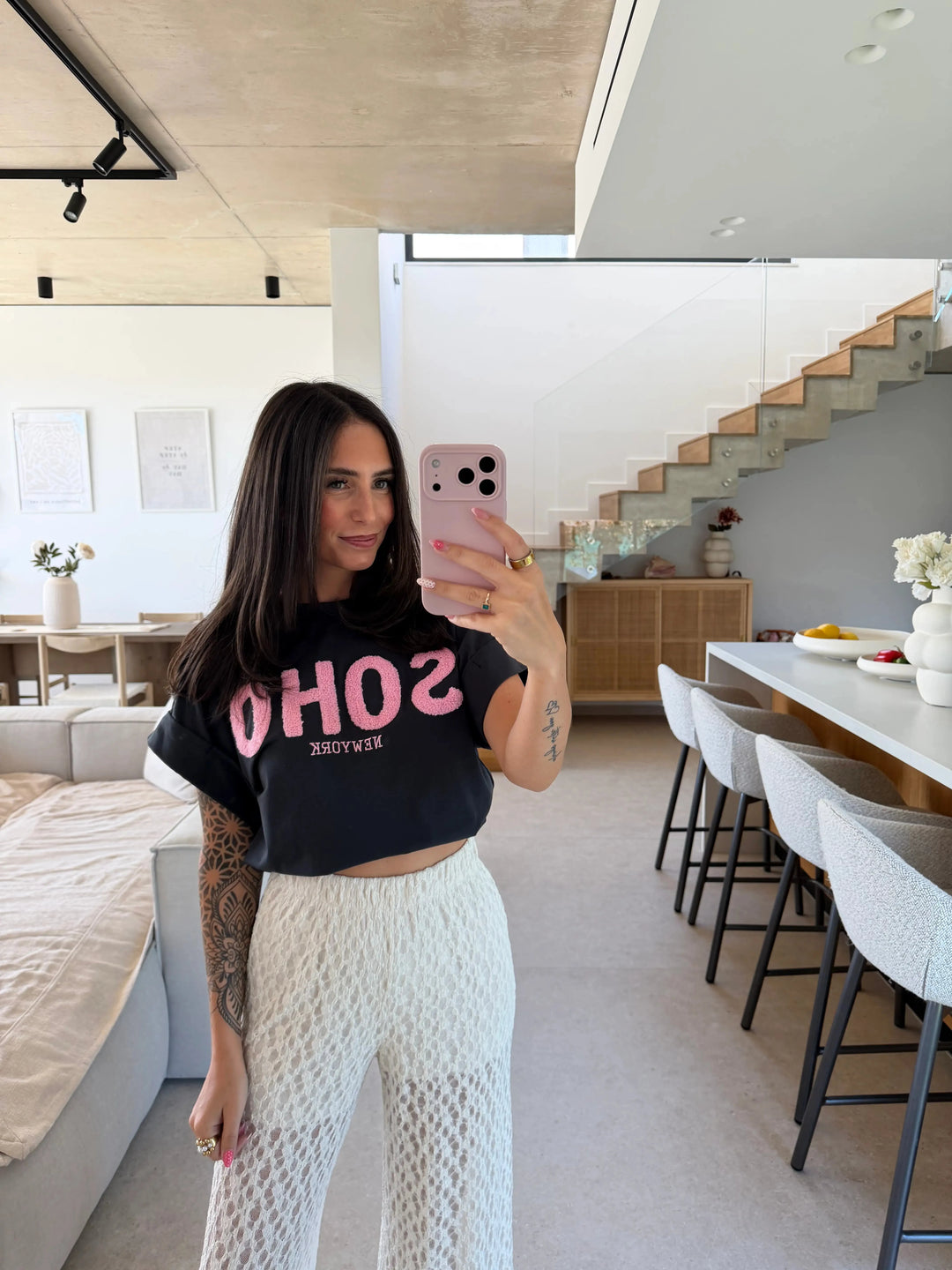 SOHO T-Shirt - Anthrazit T-Shirt Lisas Boutique 