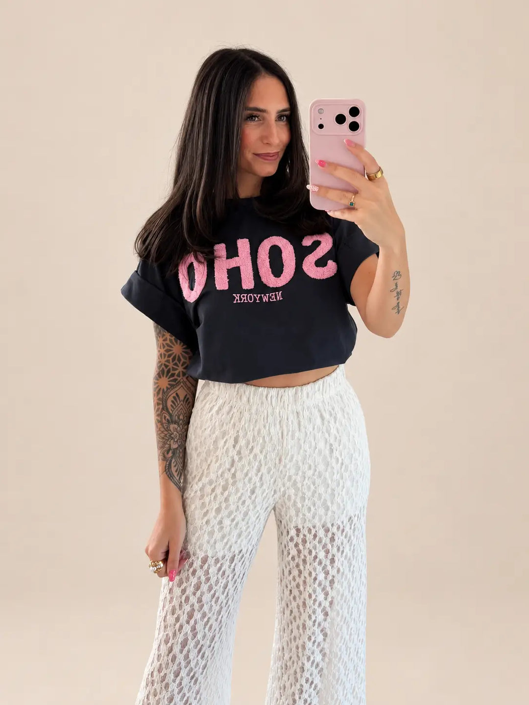 Anthracite shirt | Lisa’s Boutique