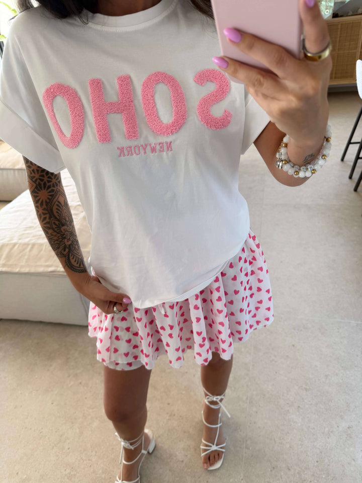 SOHO T-Shirt - Weiß T-Shirt Lisas Boutique 