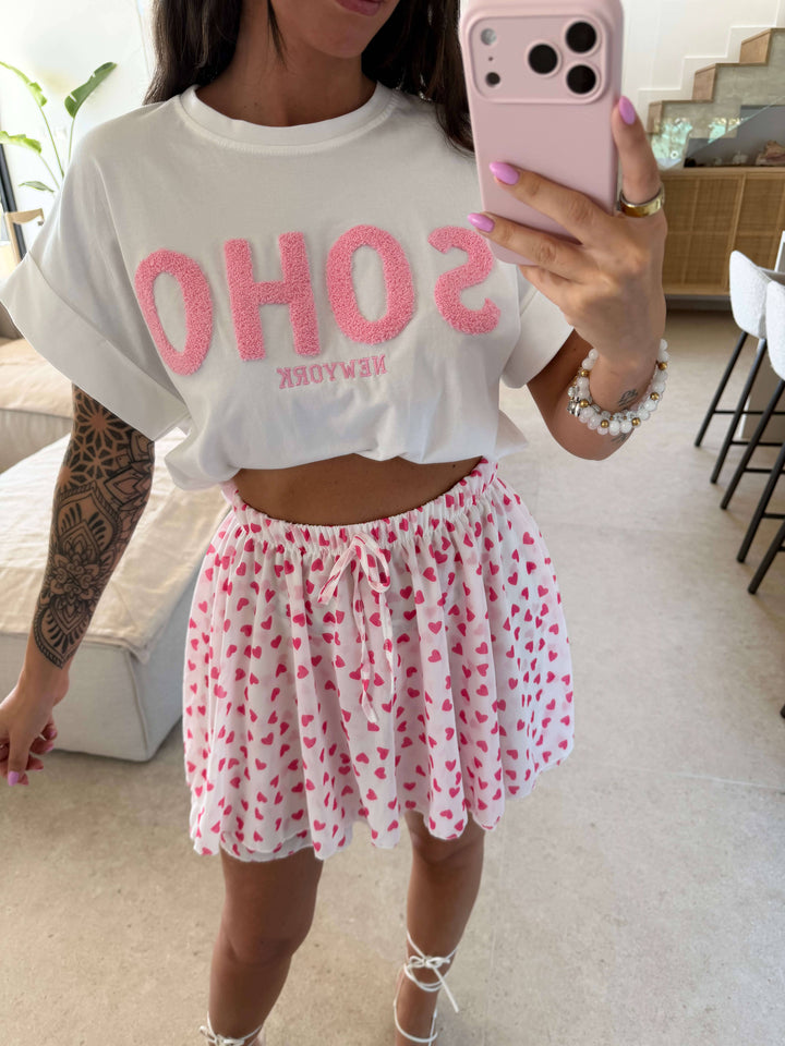 SOHO T-Shirt - Weiß T-Shirt Lisas Boutique 