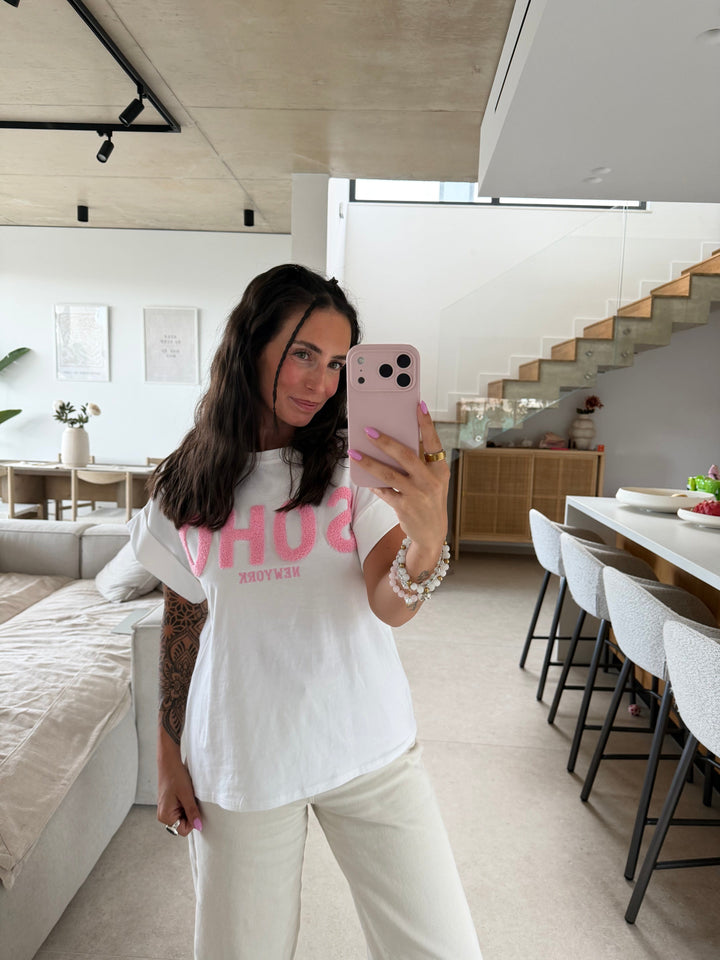 SOHO T-Shirt - Weiß T-Shirt Lisas Boutique 
