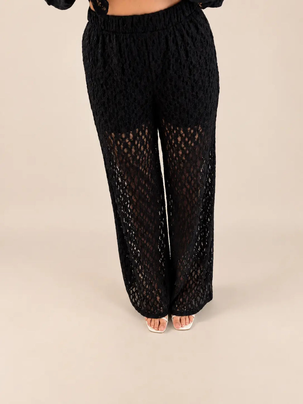 Spitzen Hose Damen in Schwarz | Lisa’s Boutique