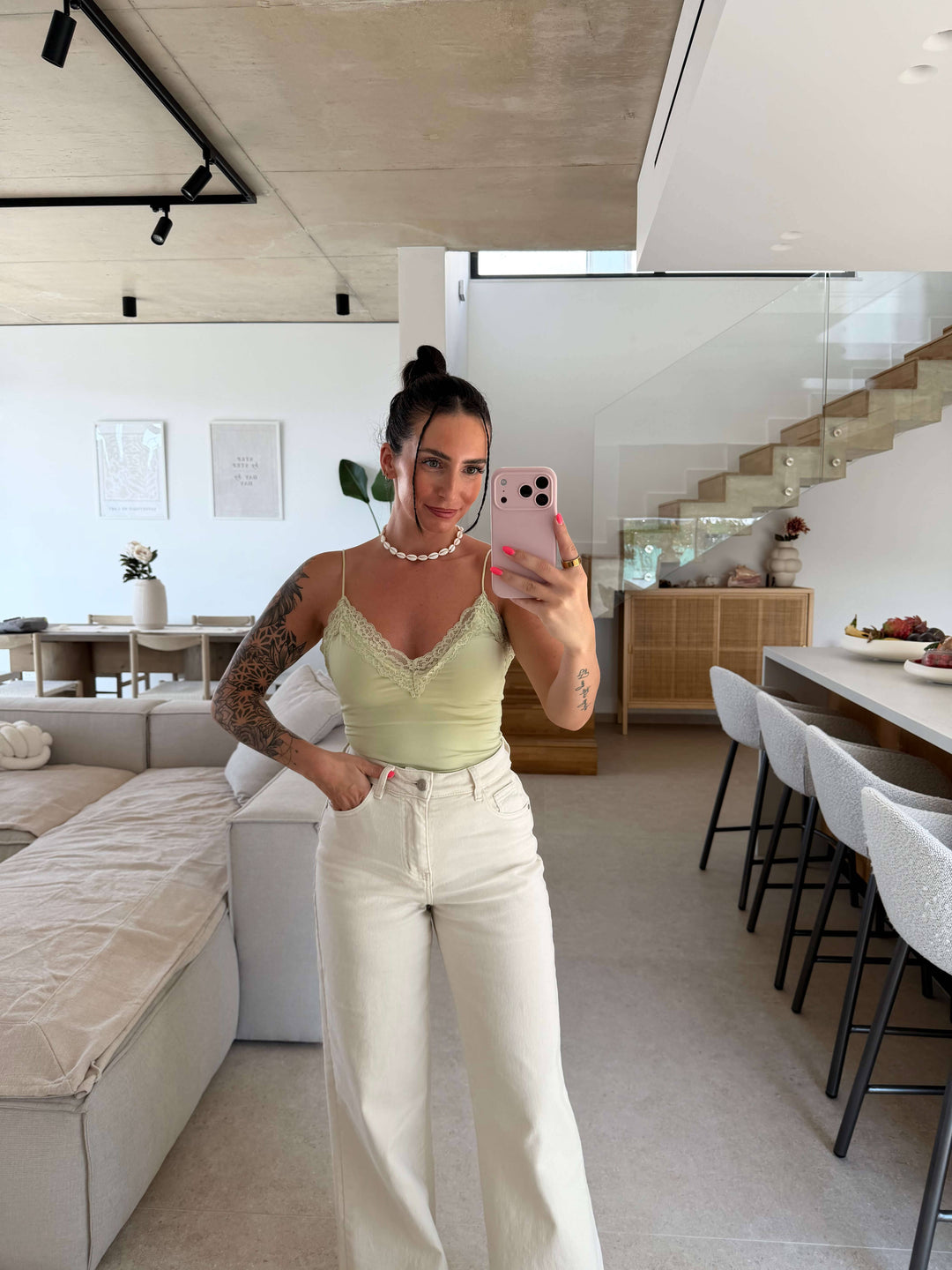 Spitzenbody – Mindgrün Body Lisas Boutique 