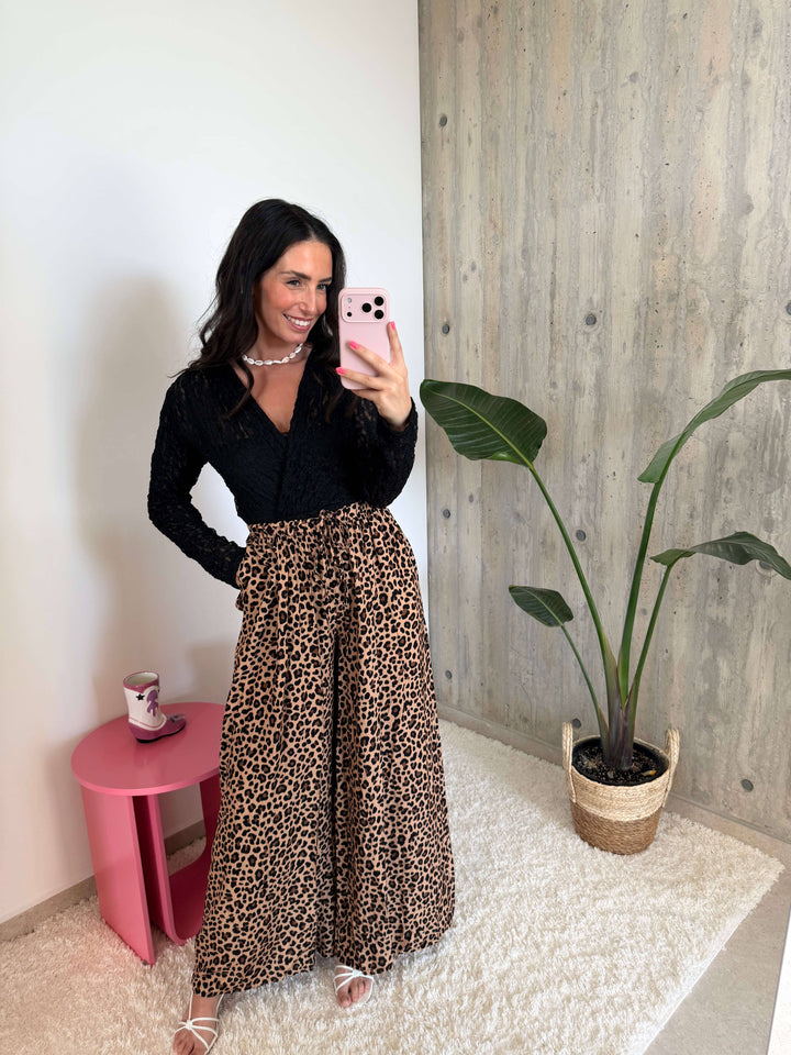 Spitzenbody mit Wickeloptik – Schwarz Body Lisas Boutique 