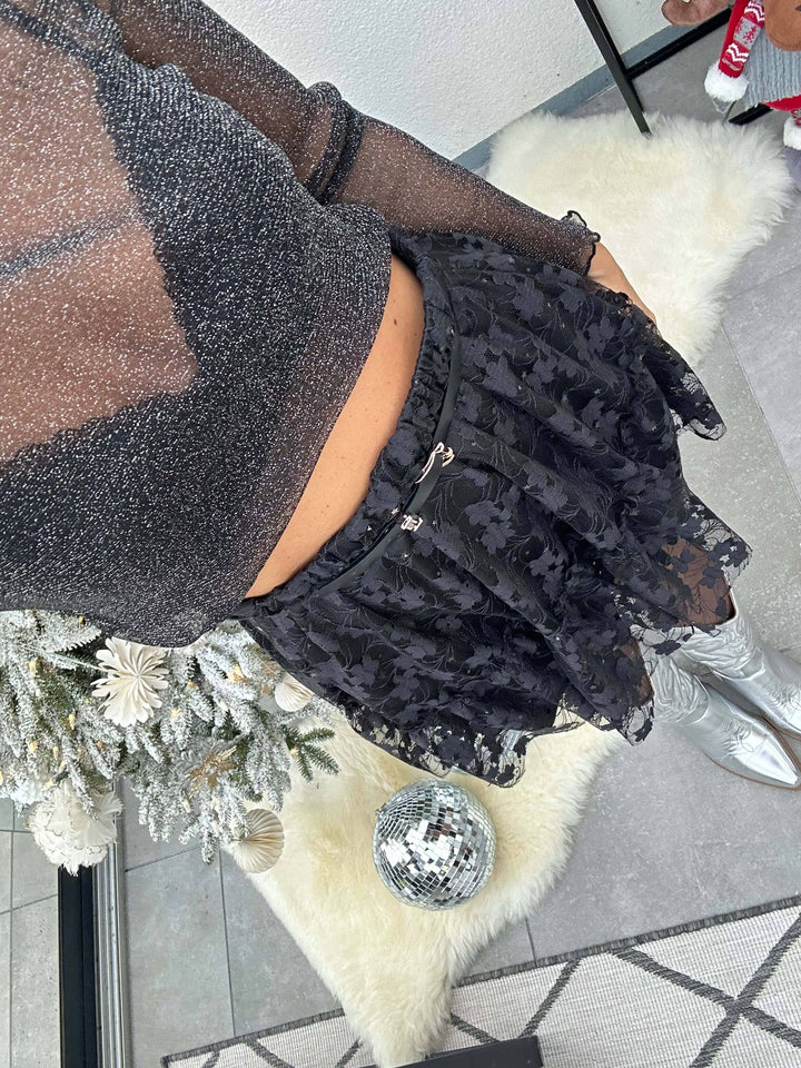 Spitzenrock Schwarz Rock Lisas Boutique 