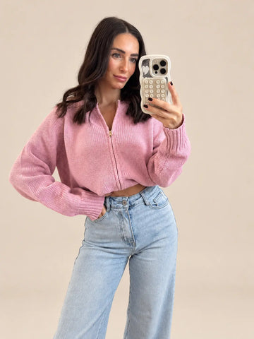 Rose knit cardigan | Lisa’s Boutique