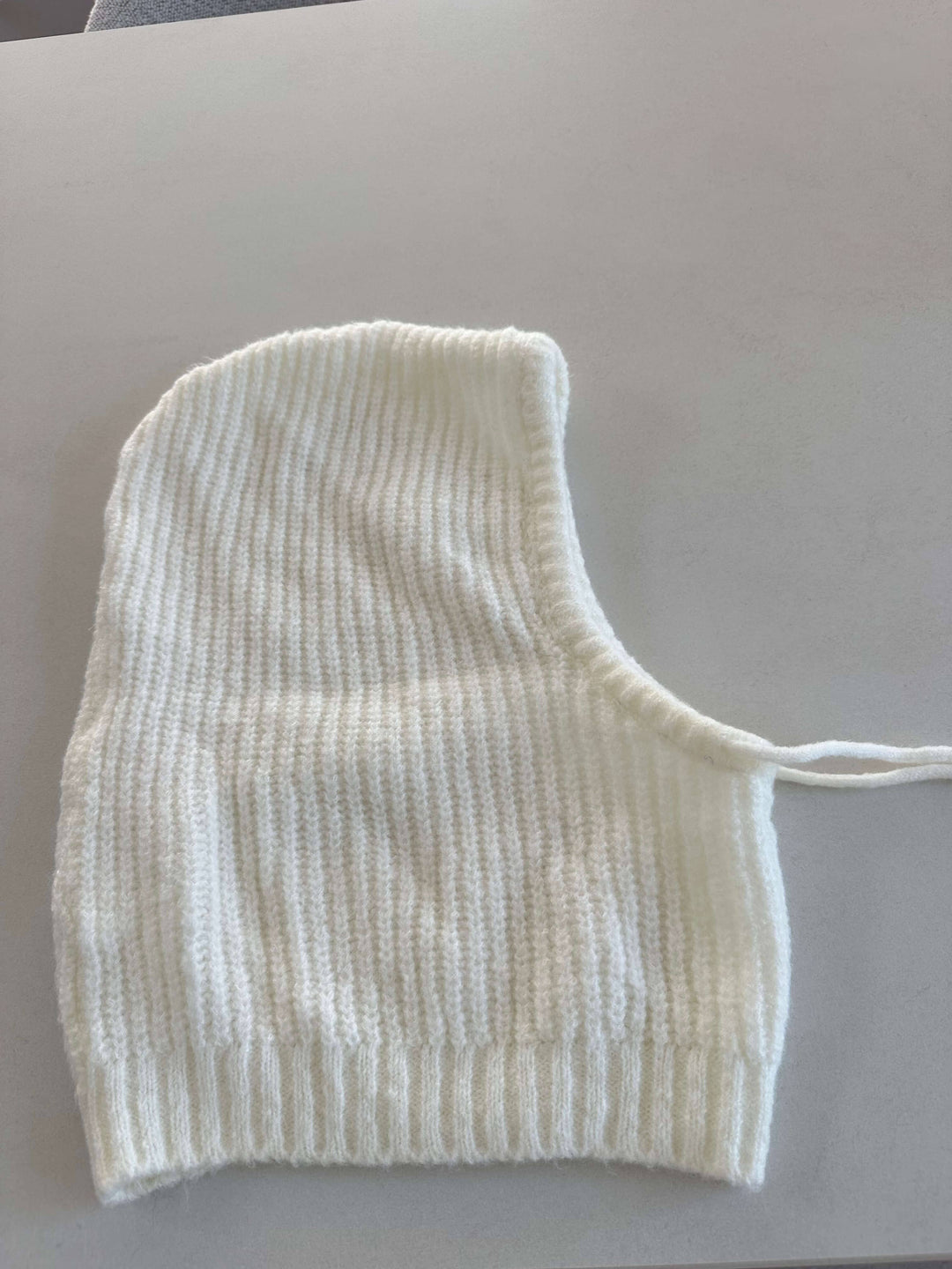 Strickpullover mit Kapuze Beige/ Creme Pullover Lisas Boutique 