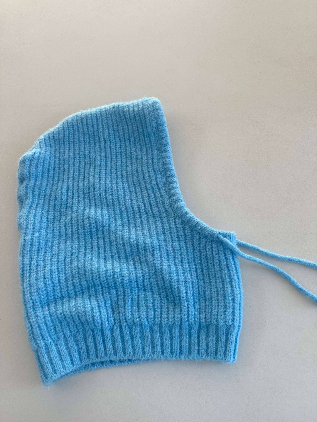 Strickpullover mit Kapuze Blau/ Rosa Pullover Lisas Boutique 