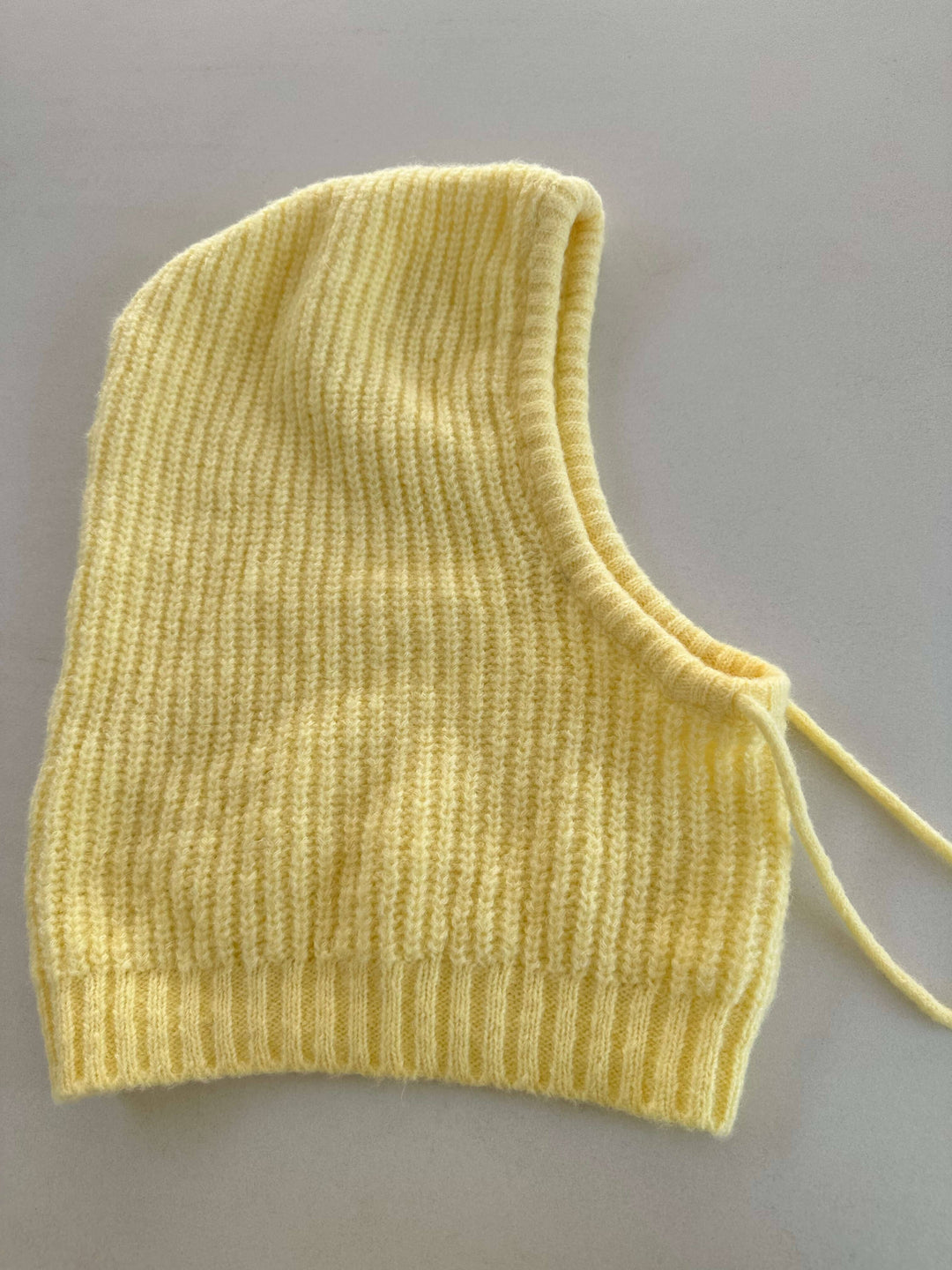 Strickpullover mit Kapuze Gelb/ Grau Pullover Lisas Boutique 