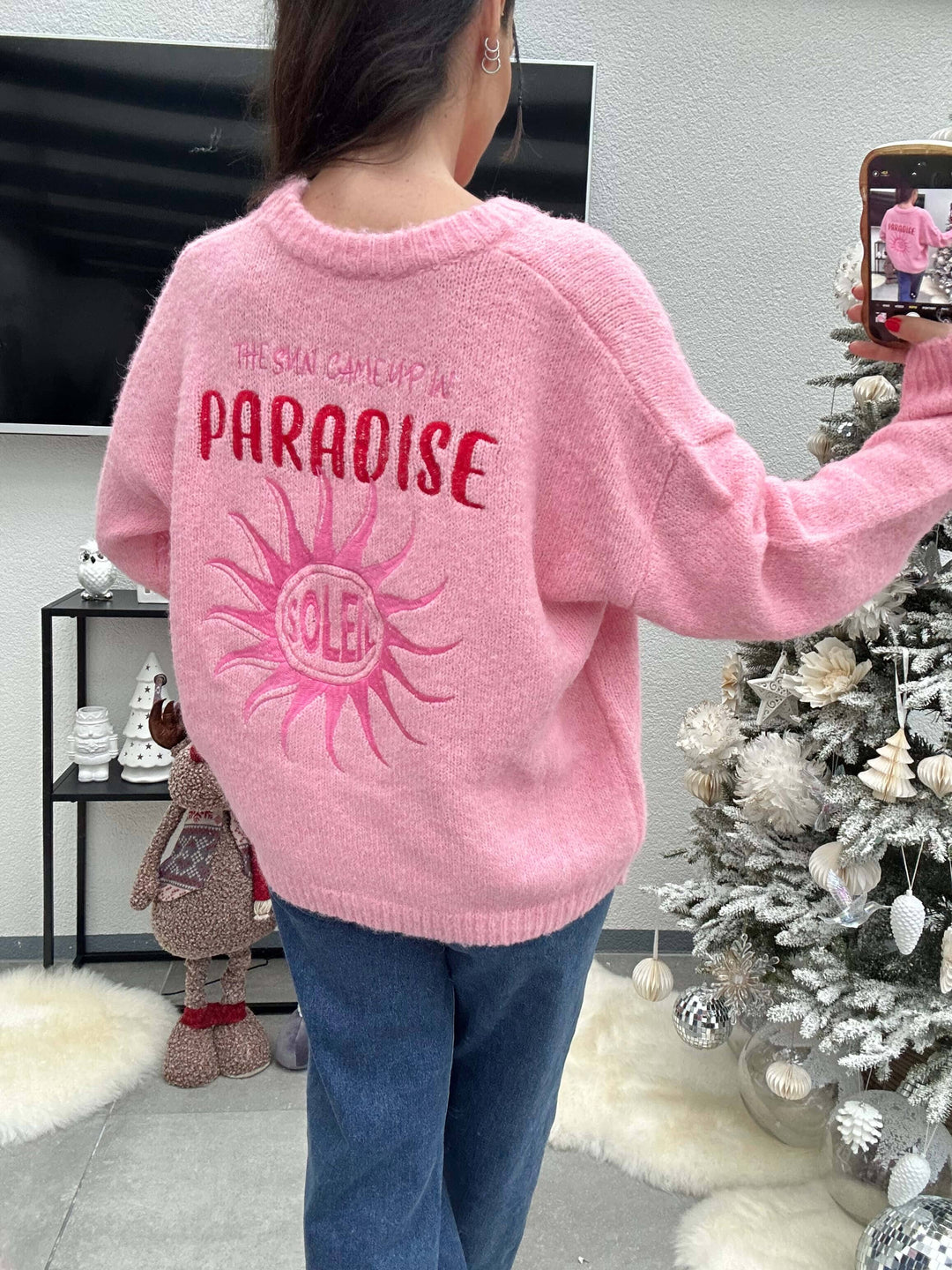 Strickpullover Paradise Rosa Strickjacke Lisas Boutique 